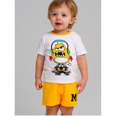 12419099 Комплект детский трикотажный для мальчиков: фуфайка (футболка), шорты