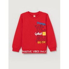 CWKB 62840-26-297 Джемпер модель "свитшот" для мальчика, красный