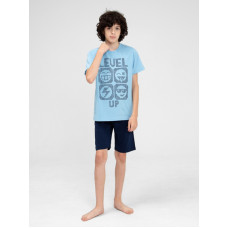 CWJB 50141-43 Комплект для мальчика (футболка, шорты),голубой
