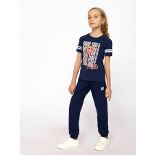 CWJG 63351-41-342 Футболка для девочки,темно-синий