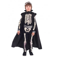2013 к-18 Карнавальный костюм "Кощей"(Рубашка, брюки, пояс, плащ, корона, череп), Ассорти
