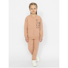 CWKG 90202-31 Костюм для девочки (джемпер, брюки),бежевый